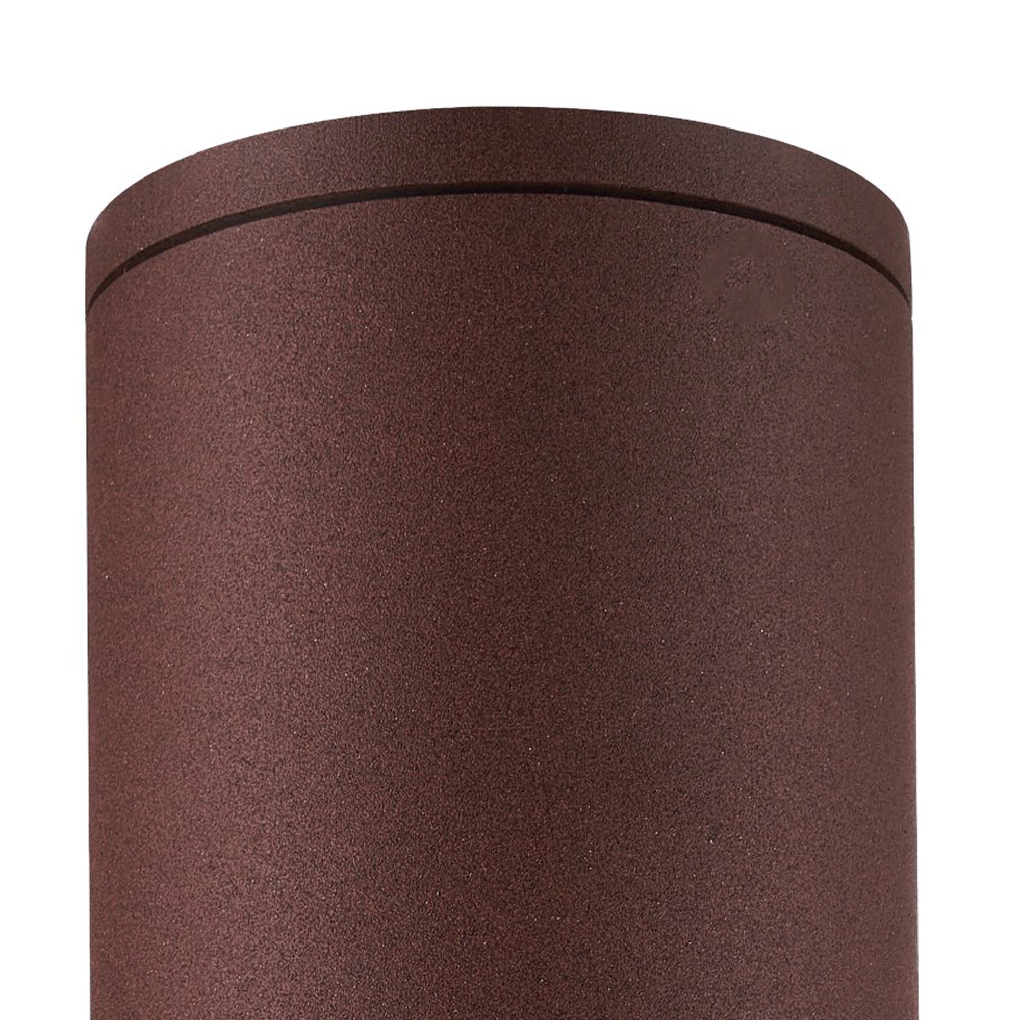 M7903 Kandanchu Outdoor Tall Round Ceiling Spotlight 1 Light Rust Brown