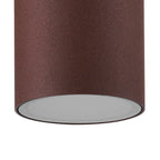 M7903 Kandanchu Outdoor Tall Round Ceiling Spotlight 1 Light Rust Brown