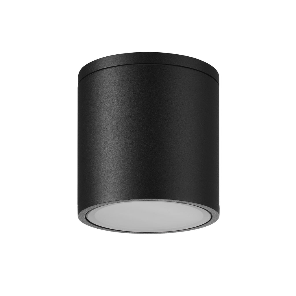 M7906 Kandanchu Outdoor Short Round Ceiling Spotlight 1 Light Sand Black