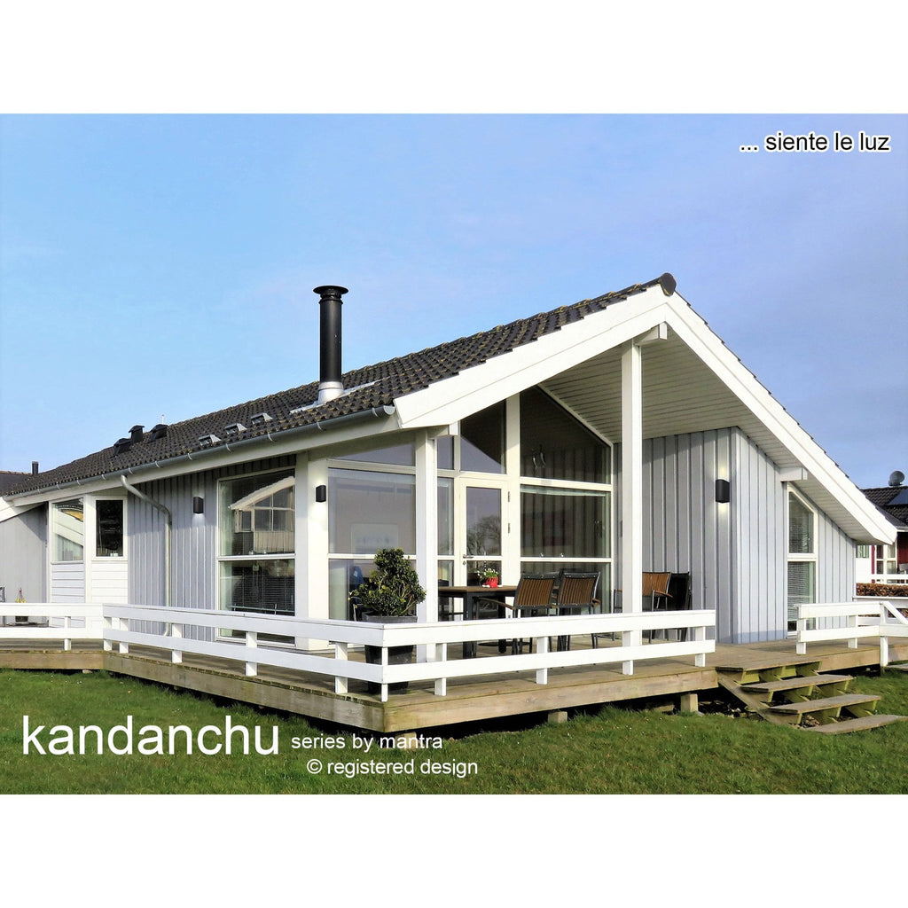 M7906 Kandanchu Outdoor Short Round Ceiling Spotlight 1 Light Sand Black