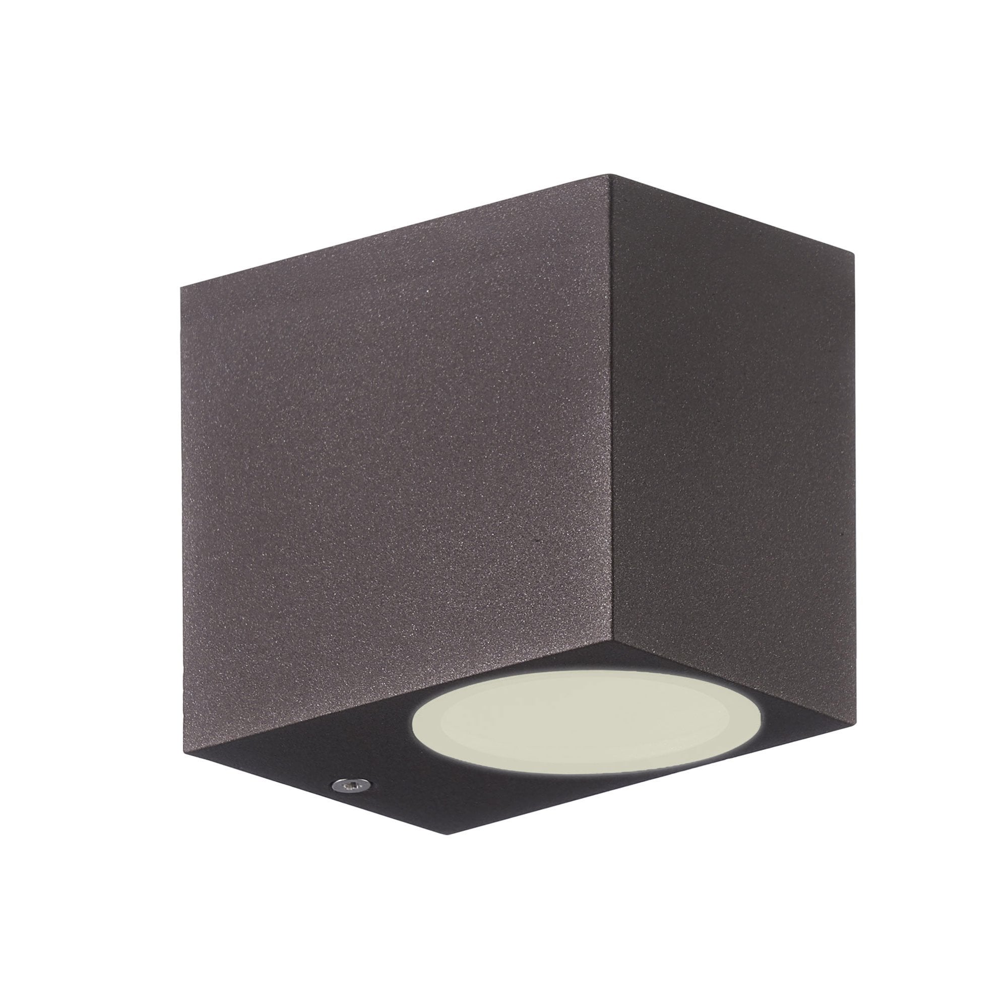 M7473 Kandanchu Outdoor Square Wall Lamp 1 Light Rust Brown