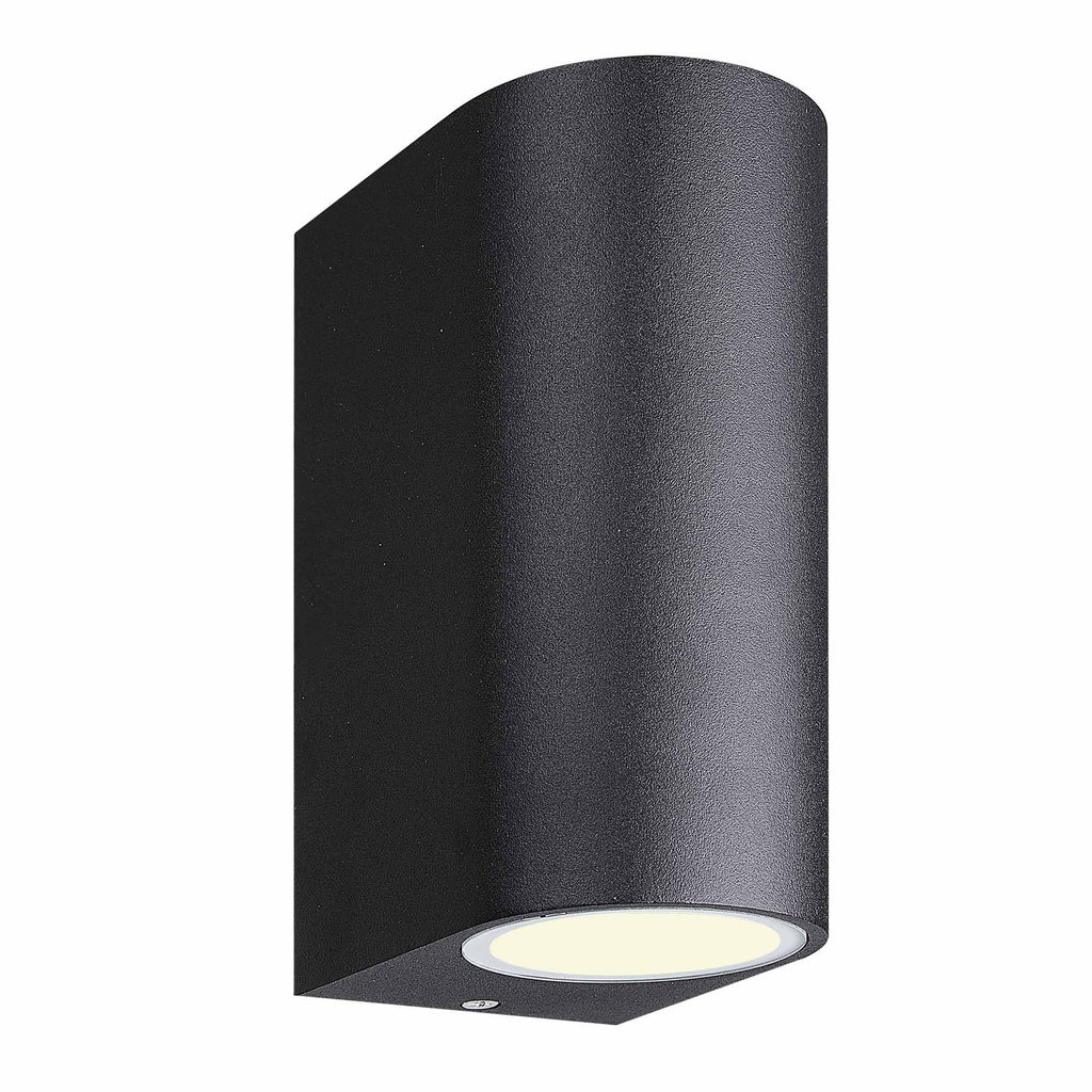 M7037 Kandanchu Outdoor Round Wall Lamp 2 Light Sand Black
