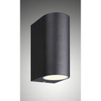M7037 Kandanchu Outdoor Round Wall Lamp 2 Light Sand Black
