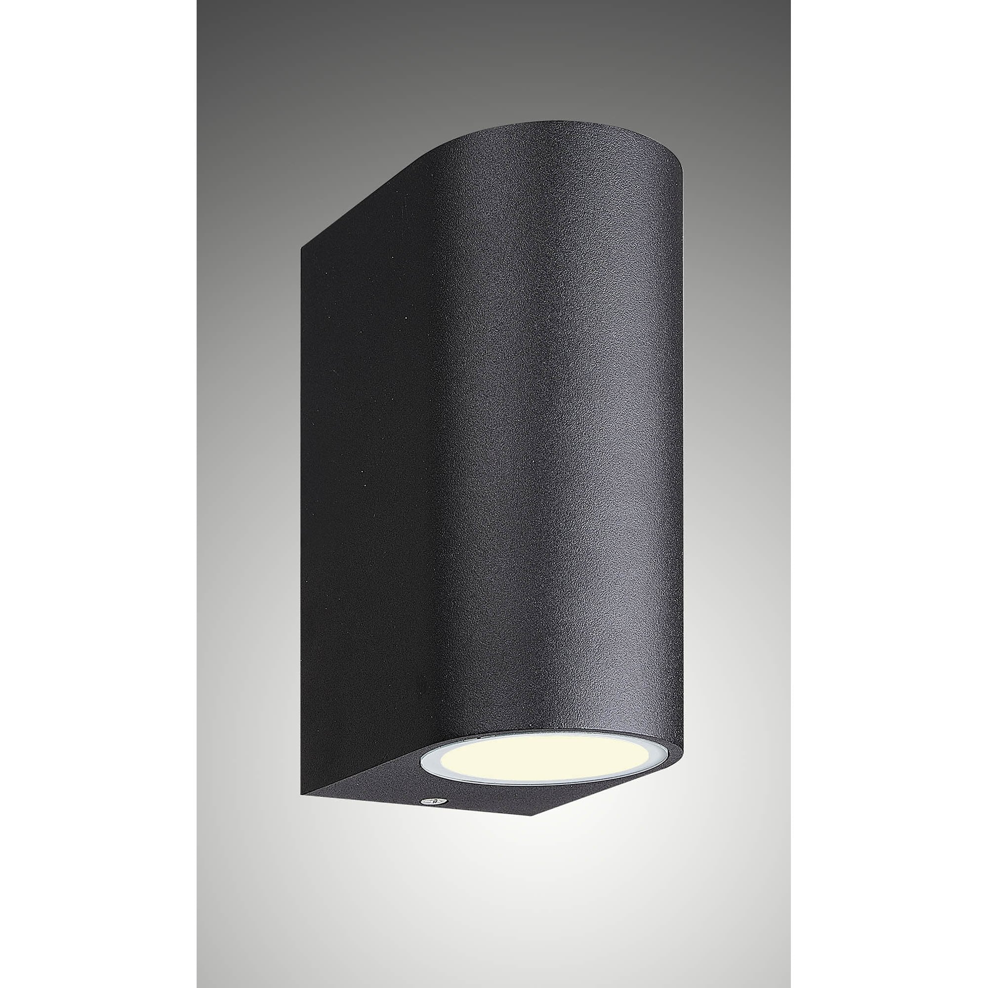 M7037 Kandanchu Outdoor Round Wall Lamp 2 Light Sand Black