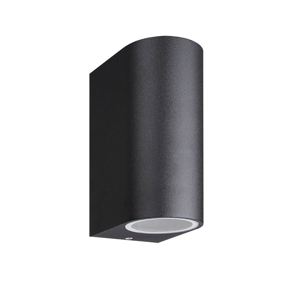 M7037 Kandanchu Outdoor Round Wall Lamp 2 Light Sand Black