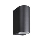 M7037 Kandanchu Outdoor Round Wall Lamp 2 Light Sand Black