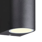 M7037 Kandanchu Outdoor Round Wall Lamp 2 Light Sand Black