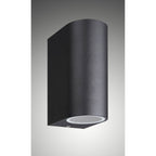 M7037 Kandanchu Outdoor Round Wall Lamp 2 Light Sand Black