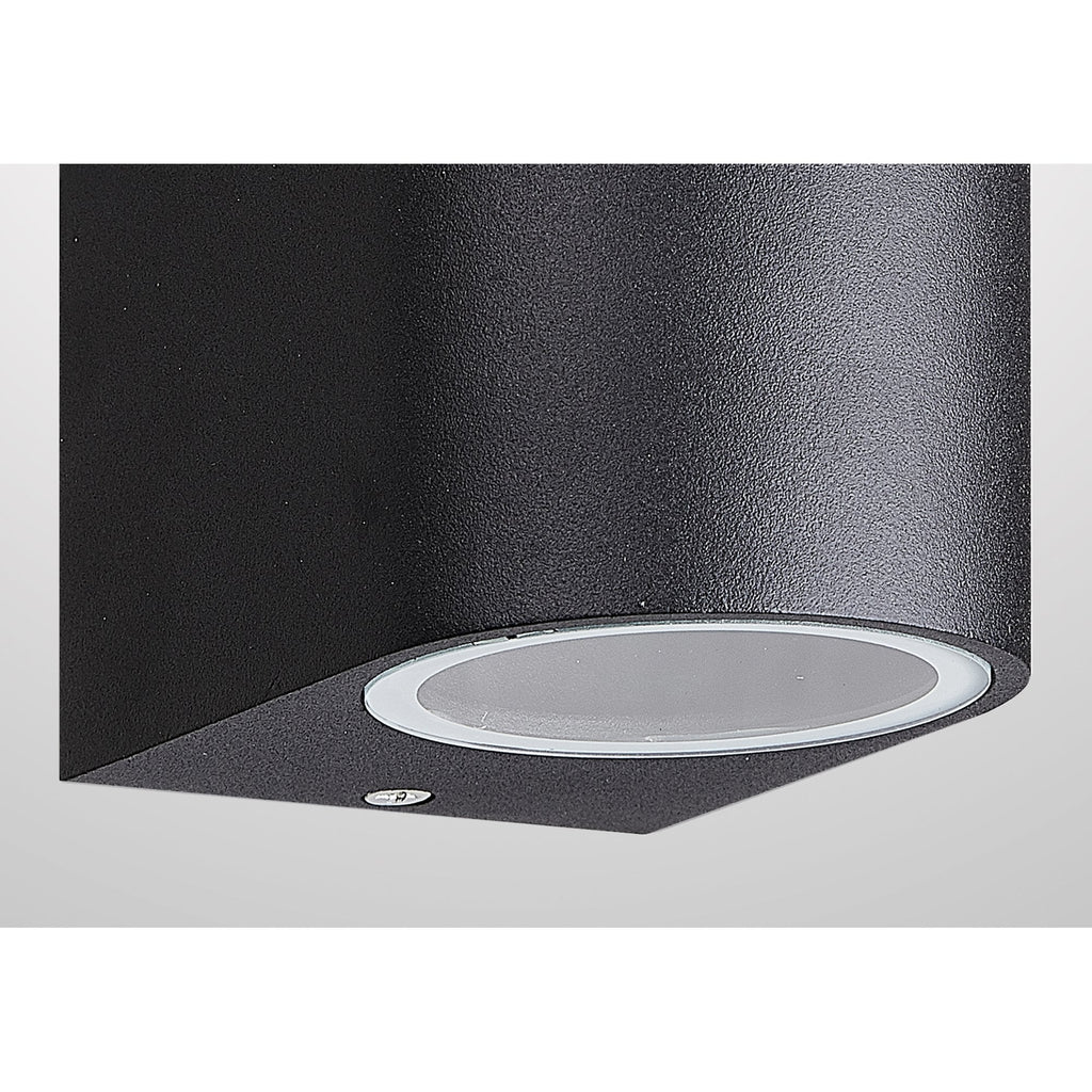 M7037 Kandanchu Outdoor Round Wall Lamp 2 Light Sand Black