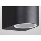 M7037 Kandanchu Outdoor Round Wall Lamp 2 Light Sand Black
