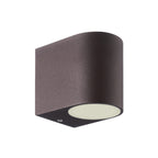 M7472 Kandanchu Outdoor Round Wall Lamp 1 Light Rust Brown