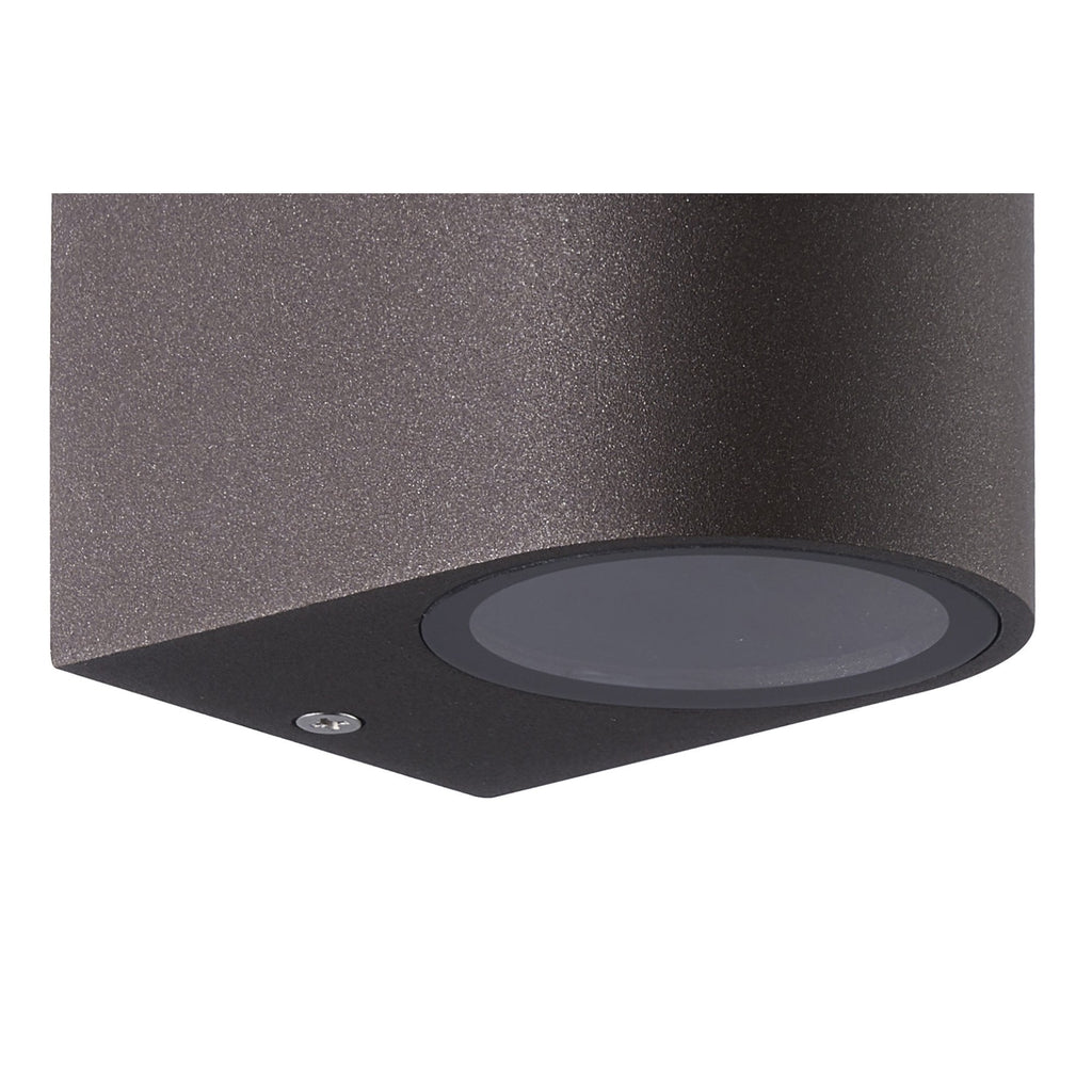M7472 Kandanchu Outdoor Round Wall Lamp 1 Light Rust Brown