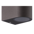 M7472 Kandanchu Outdoor Round Wall Lamp 1 Light Rust Brown
