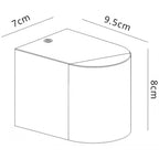 M7039 Kandanchu Outdoor Round Wall Lamp 1 Light Sand Black