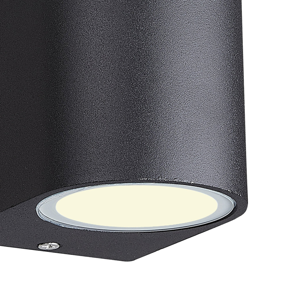 M7039 Kandanchu Outdoor Round Wall Lamp 1 Light Sand Black