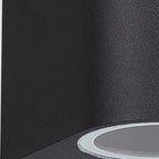 M7039 Kandanchu Outdoor Round Wall Lamp 1 Light Sand Black