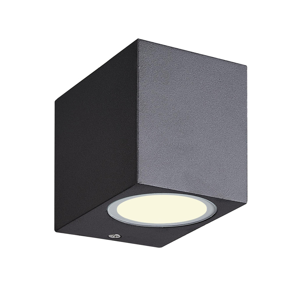 M7040 Kandanchu Outdoor Square Wall Lamp 1 Light Sand Black