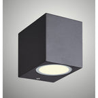 M7040 Kandanchu Outdoor Square Wall Lamp 1 Light Sand Black