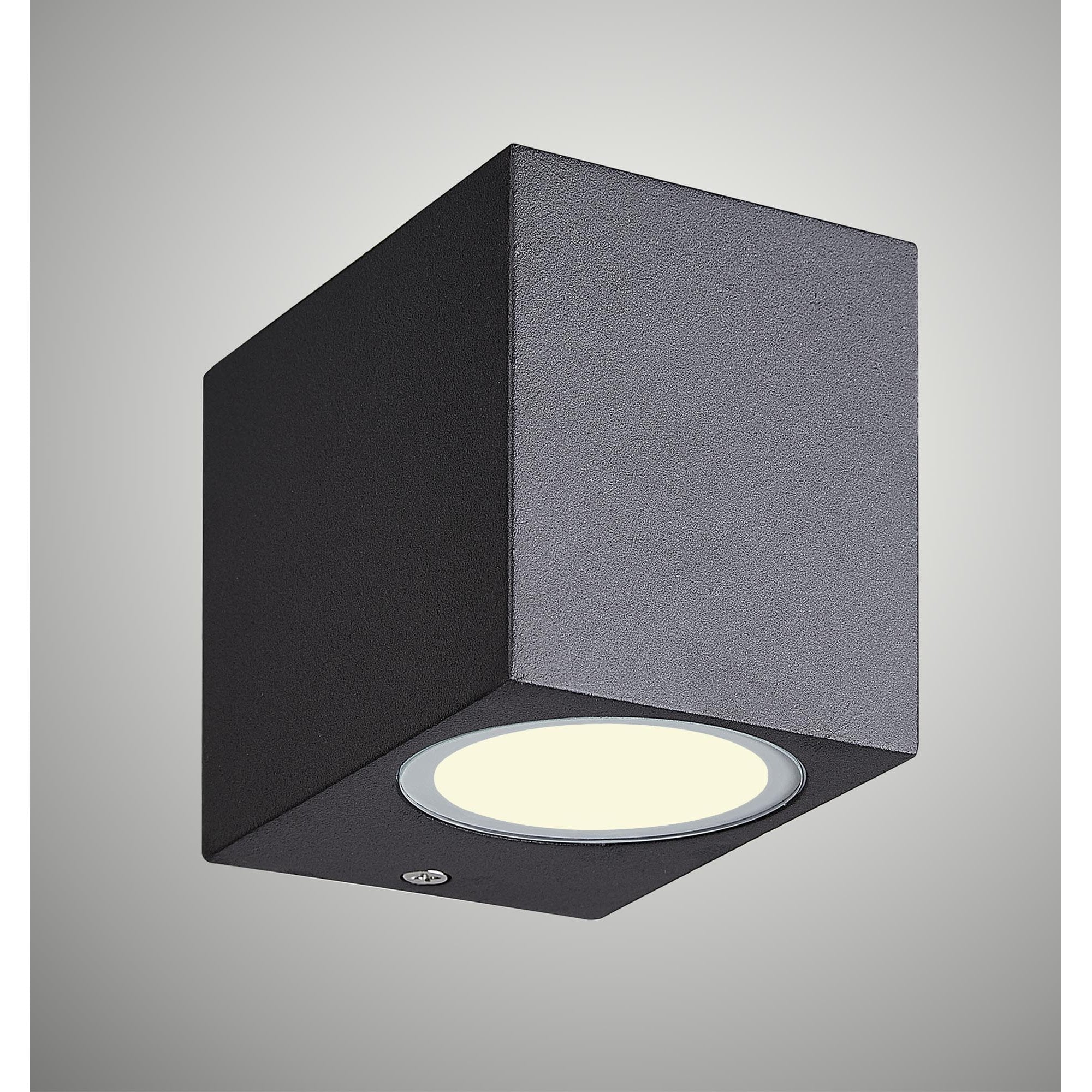 M7040 Kandanchu Outdoor Square Wall Lamp 1 Light Sand Black