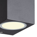 M7040 Kandanchu Outdoor Square Wall Lamp 1 Light Sand Black