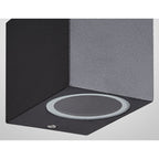 M7040 Kandanchu Outdoor Square Wall Lamp 1 Light Sand Black