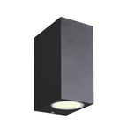 M7038 Kandanchu Outdoor Square Wall Lamp 2 Light Sand Black