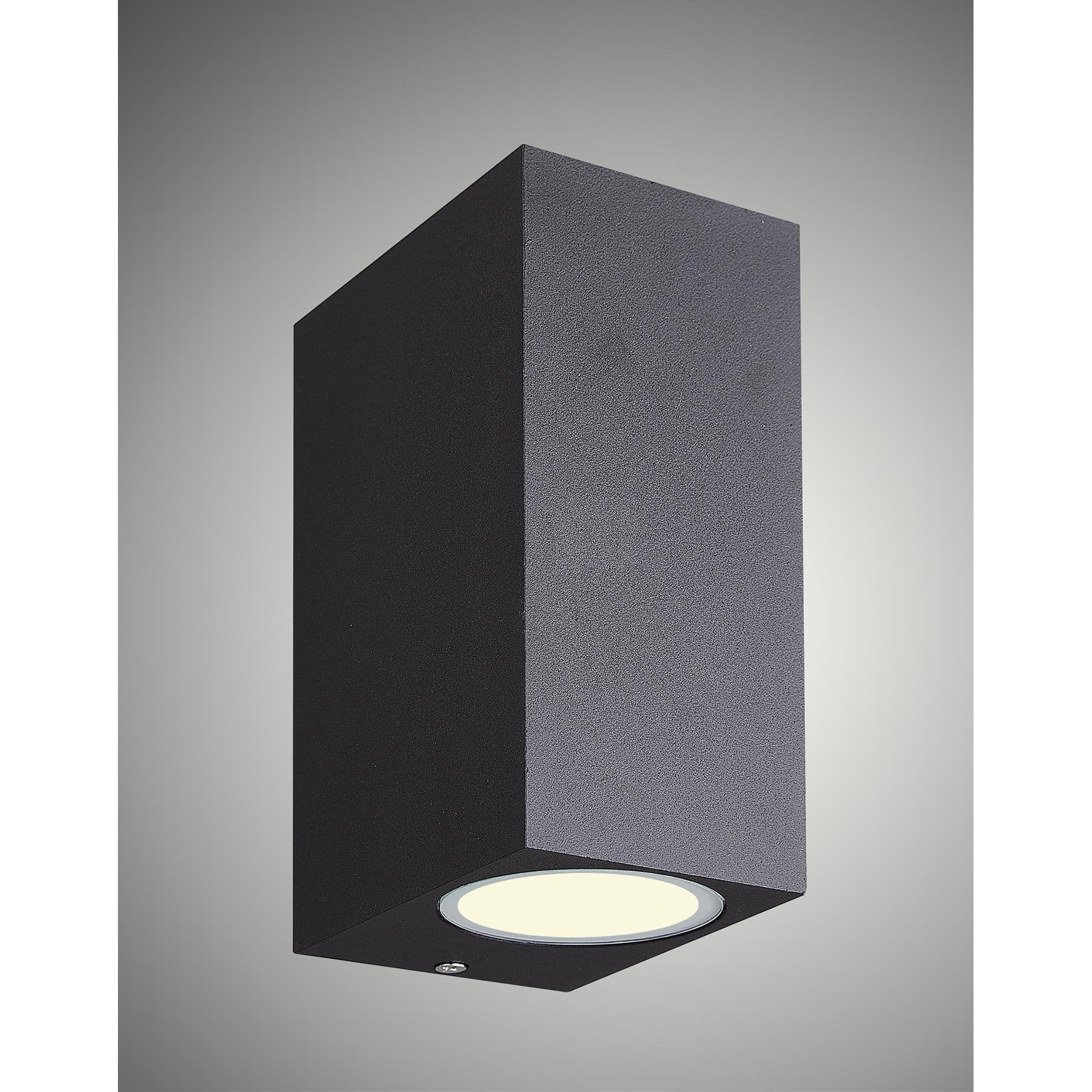 M7038 Kandanchu Outdoor Square Wall Lamp 2 Light Sand Black