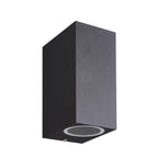 M7038 Kandanchu Outdoor Square Wall Lamp 2 Light Sand Black