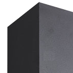 M7038 Kandanchu Outdoor Square Wall Lamp 2 Light Sand Black