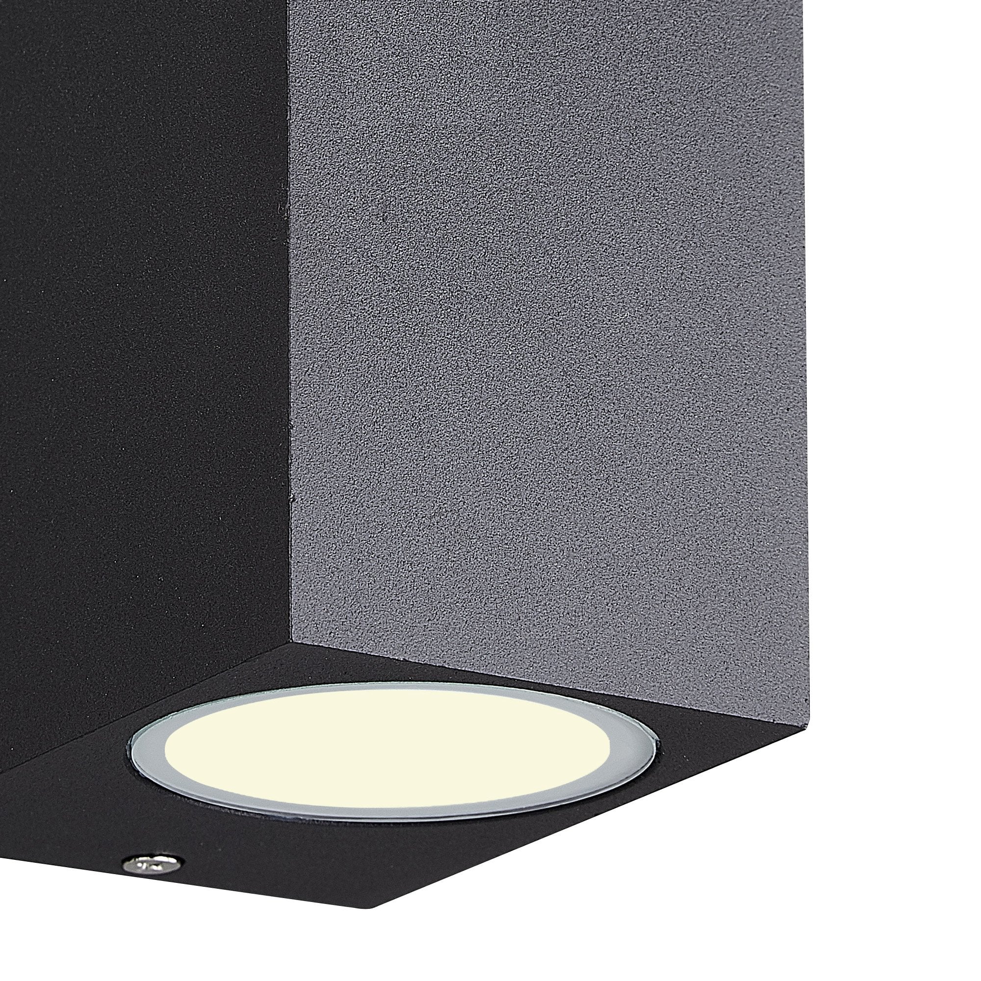 M7038 Kandanchu Outdoor Square Wall Lamp 2 Light Sand Black