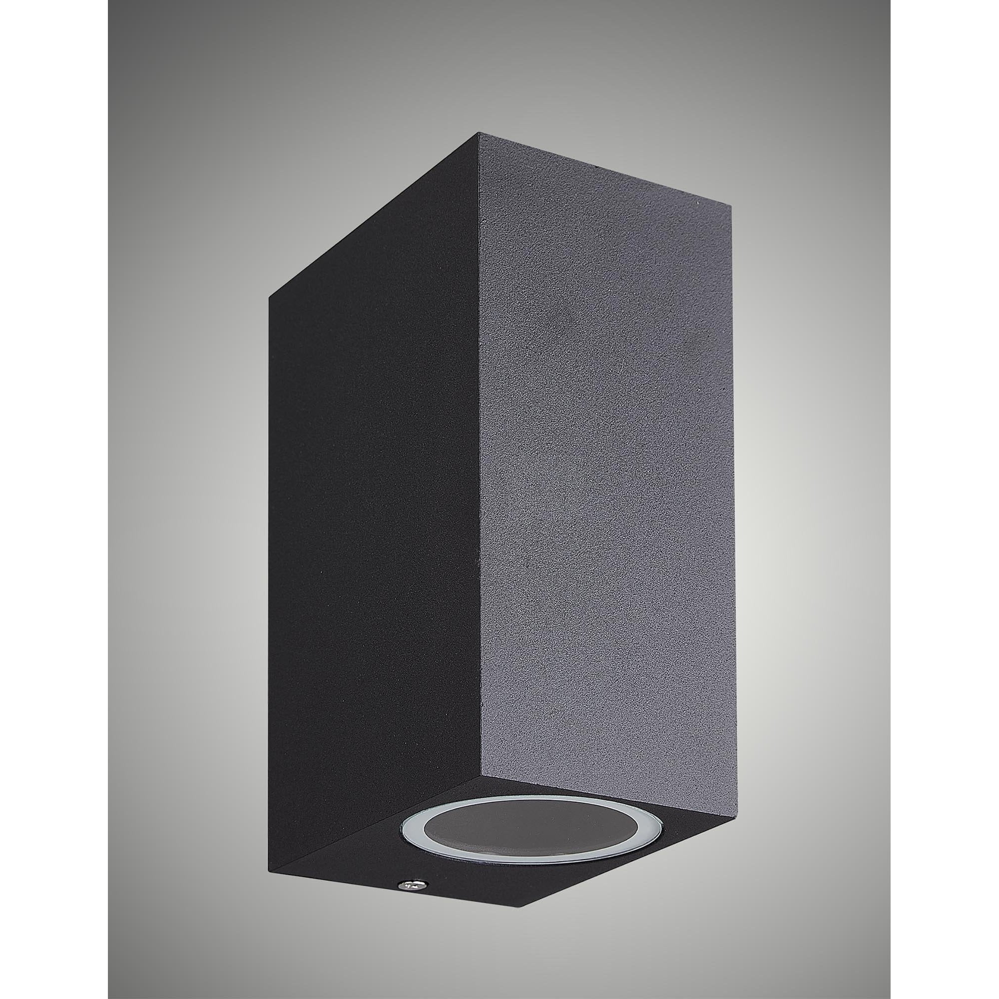 M7038 Kandanchu Outdoor Square Wall Lamp 2 Light Sand Black