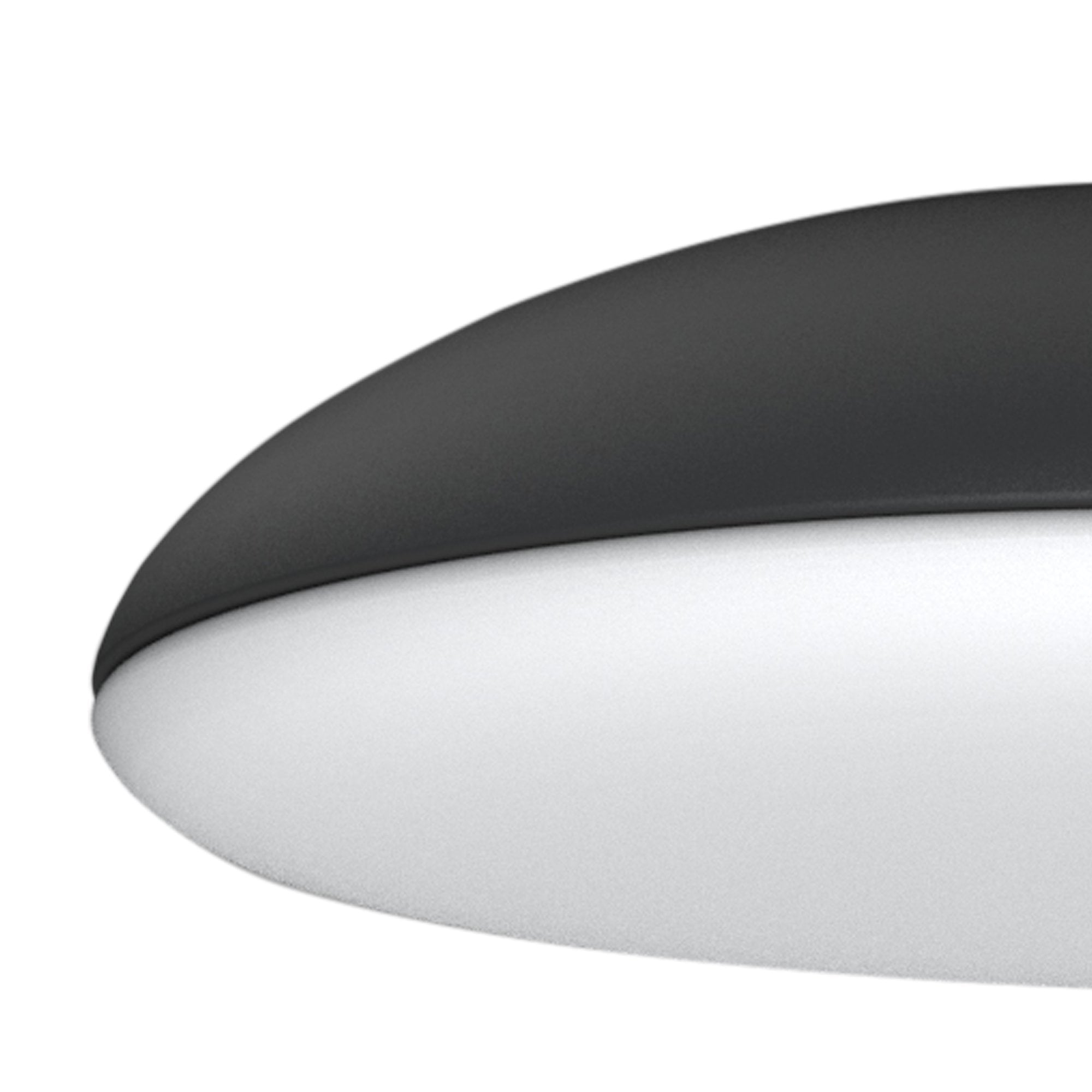 M8135 Kazz Ceiling 50cm Round 6 Light Black