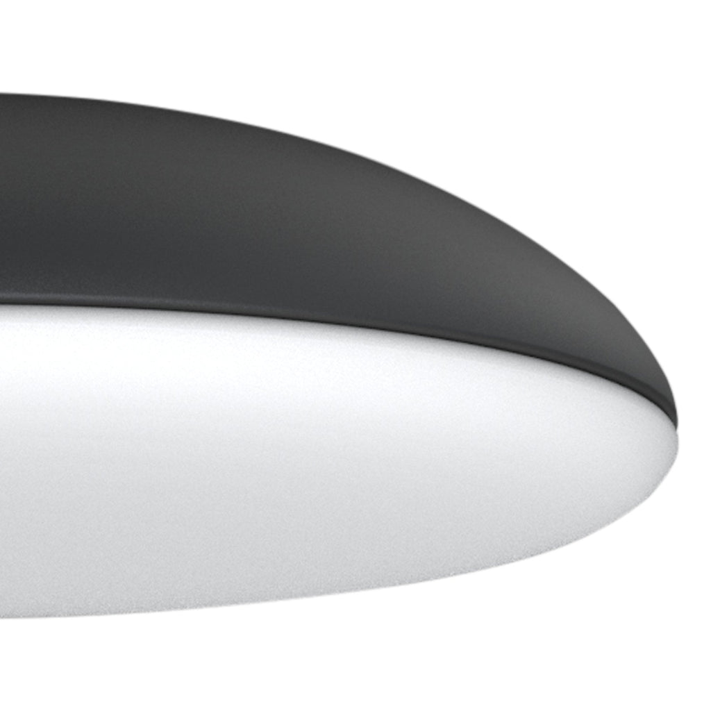 M8135 Kazz Ceiling 50cm Round 6 Light Black