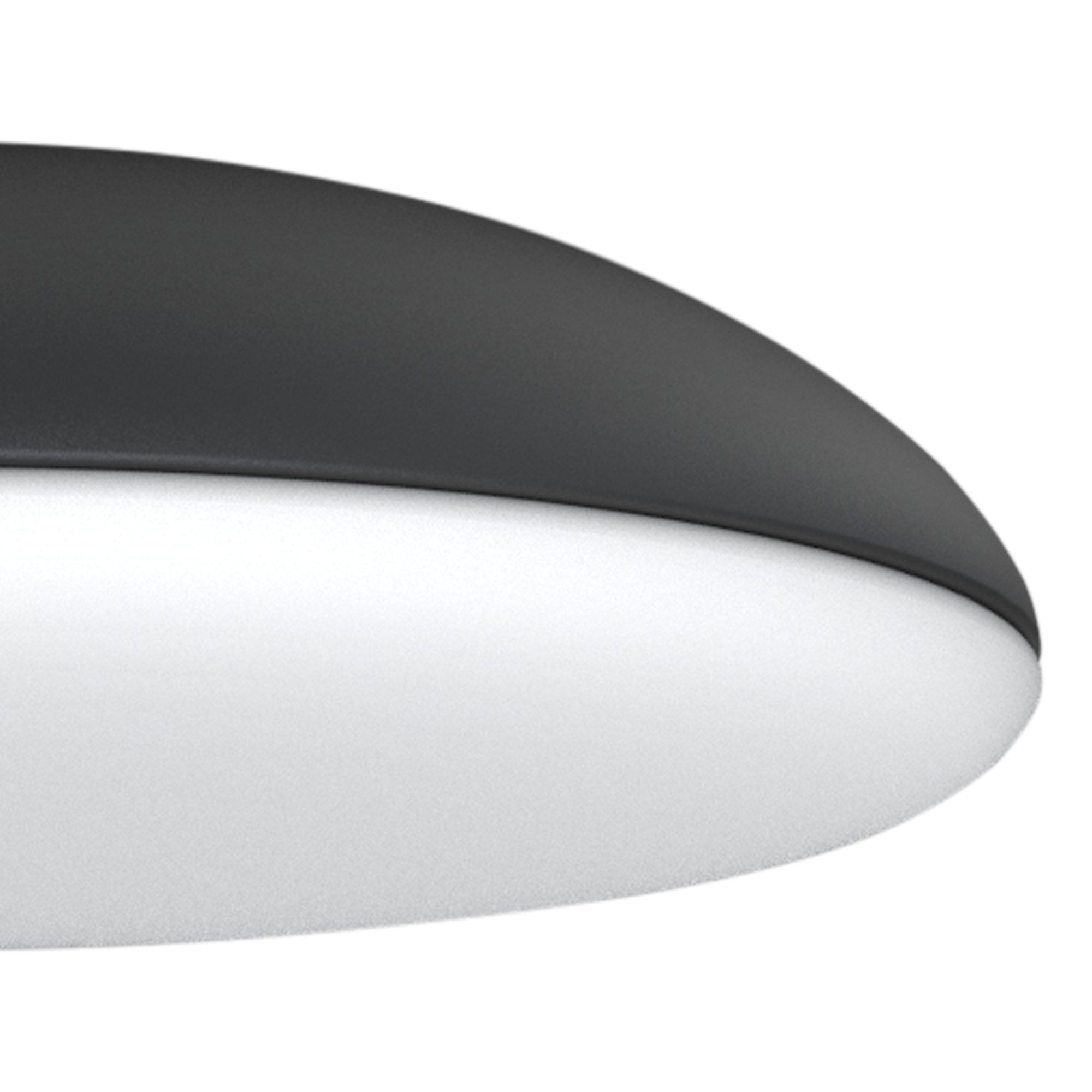 M8135 Kazz Ceiling 50cm Round 6 Light Black