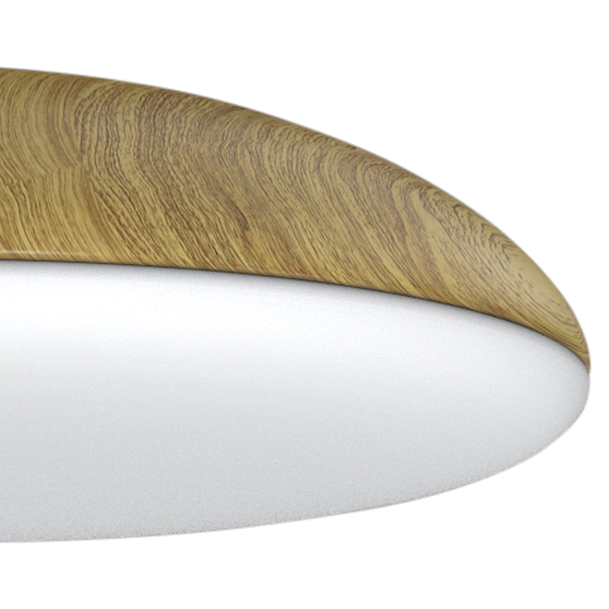 M8136 Kazz Ceiling 50cm Round 6 Light Wood