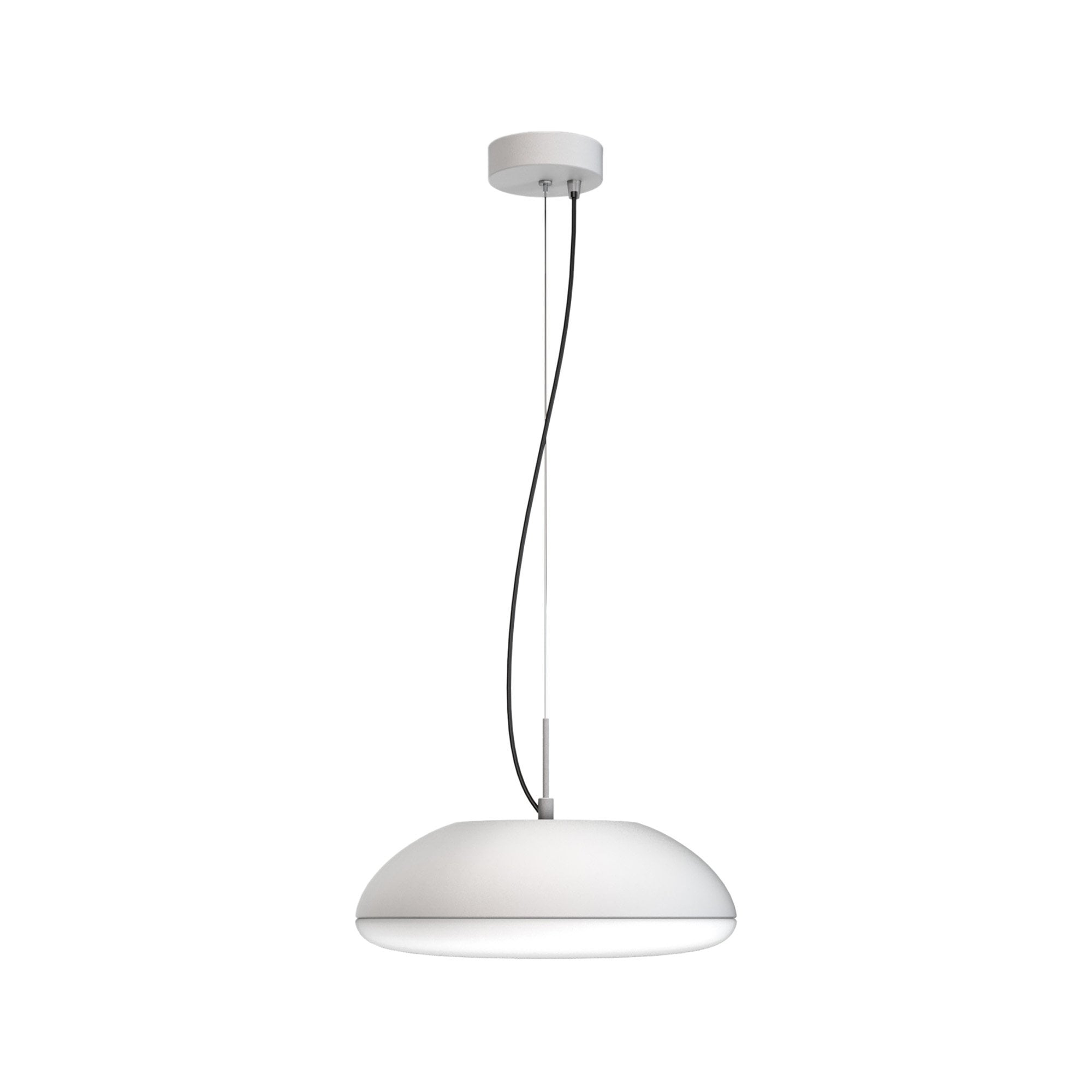 M8137 Kazz Pendant 38cm Round 4 Light White