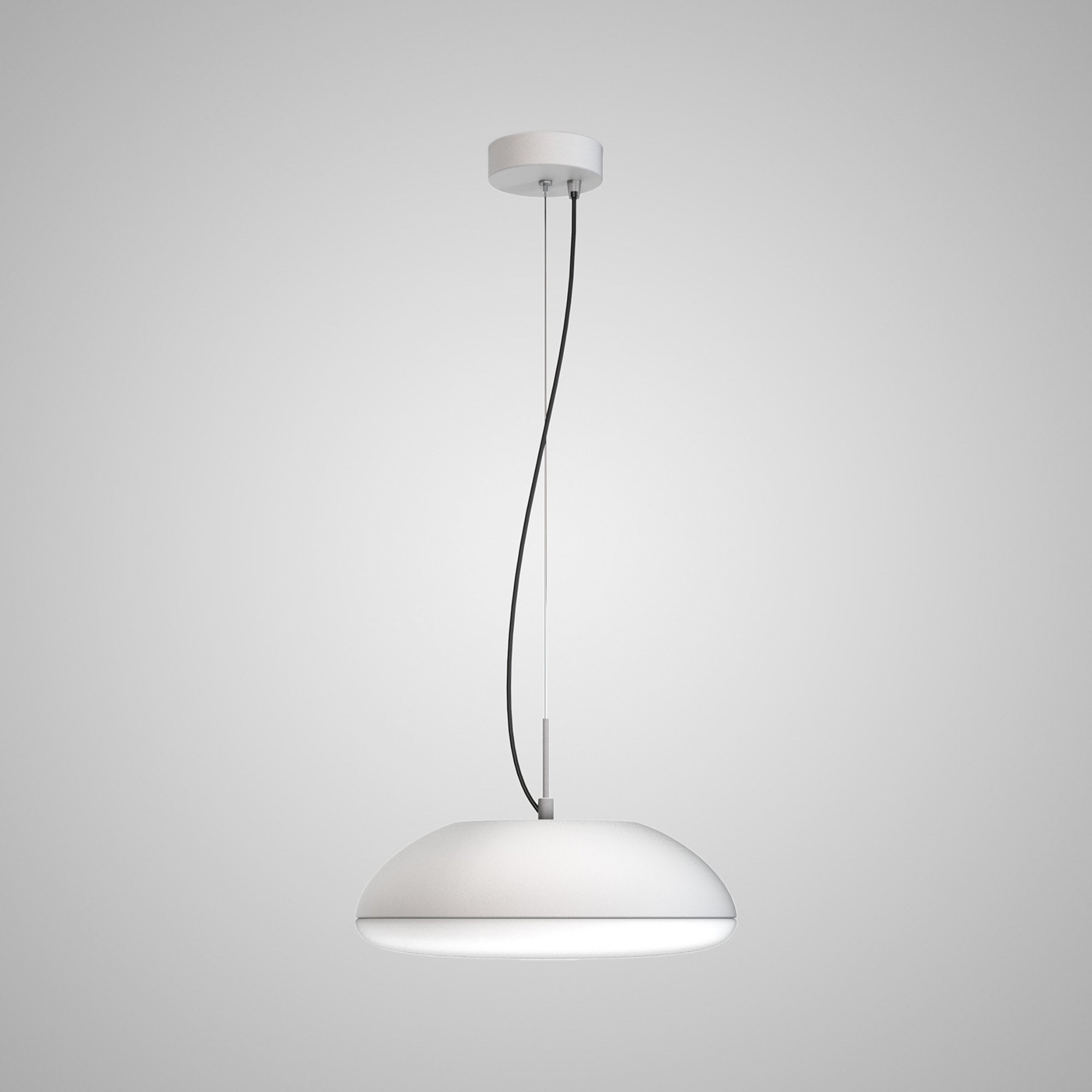 M8137 Kazz Pendant 38cm Round 4 Light White
