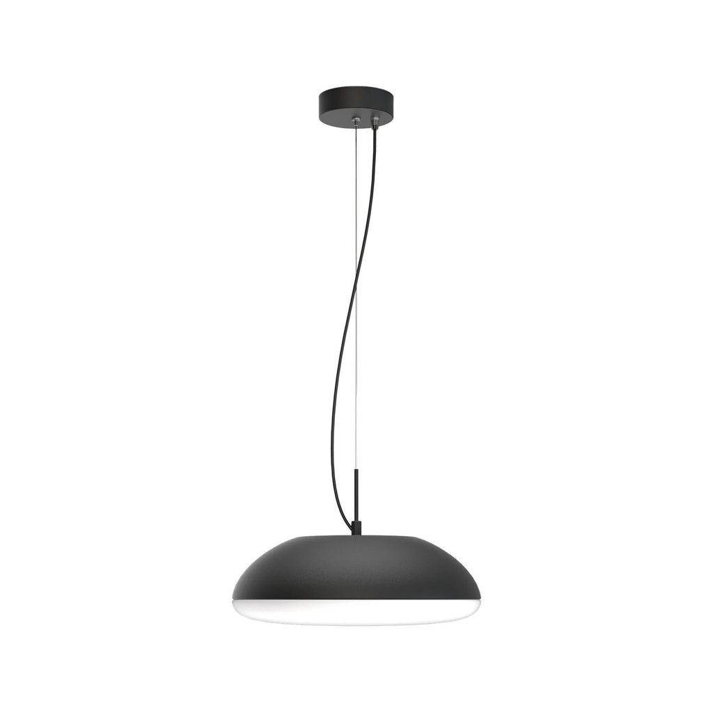M8138 Kazz Pendant 38cm Round 4 Light Black
