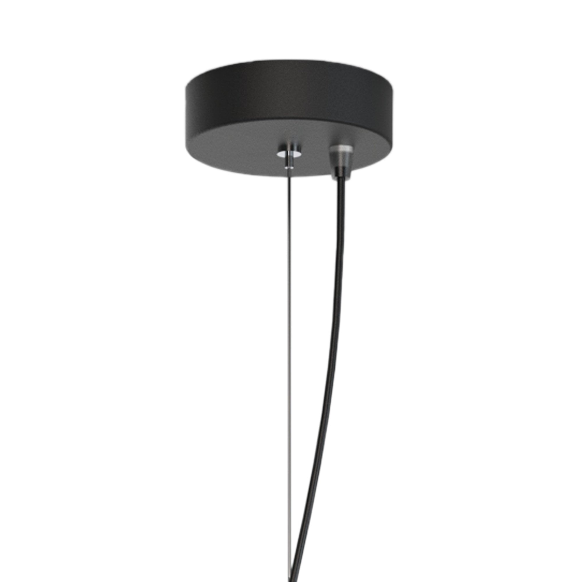 M8138 Kazz Pendant 38cm Round 4 Light Black