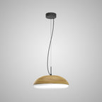 M8139 Kazz Pendant 38cm Round 4 Light Wood
