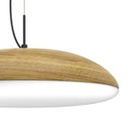 M8139 Kazz Pendant 38cm Round 4 Light Wood