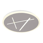 M6673 Kenzo Ceiling 47cm Round 40W LED Sand White
