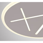 M6673 Kenzo Ceiling 47cm Round 40W LED Sand White