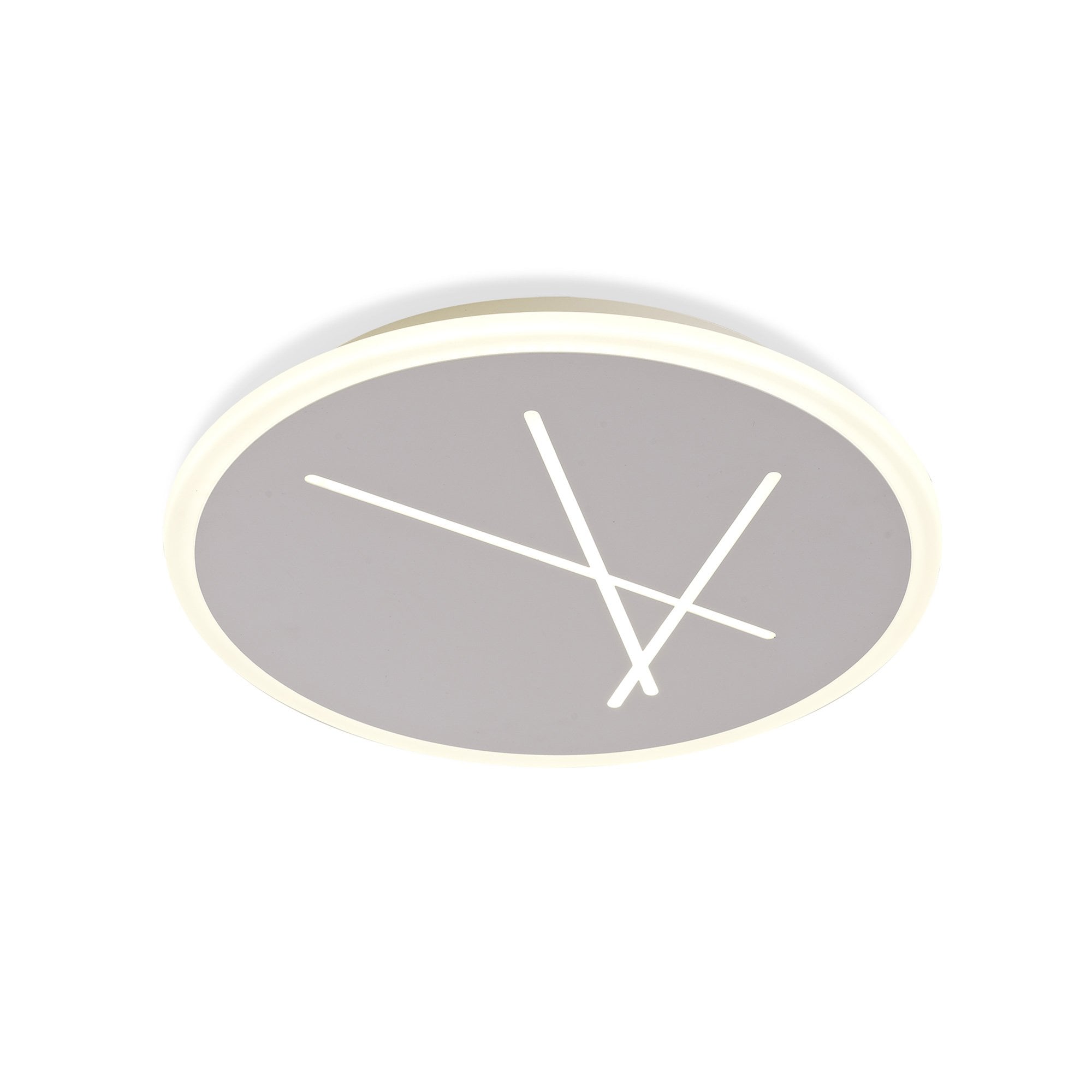 M6672 Kenzo Ceiling 37cm Round 30W LED Sand White