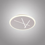 M6672 Kenzo Ceiling 37cm Round 30W LED Sand White