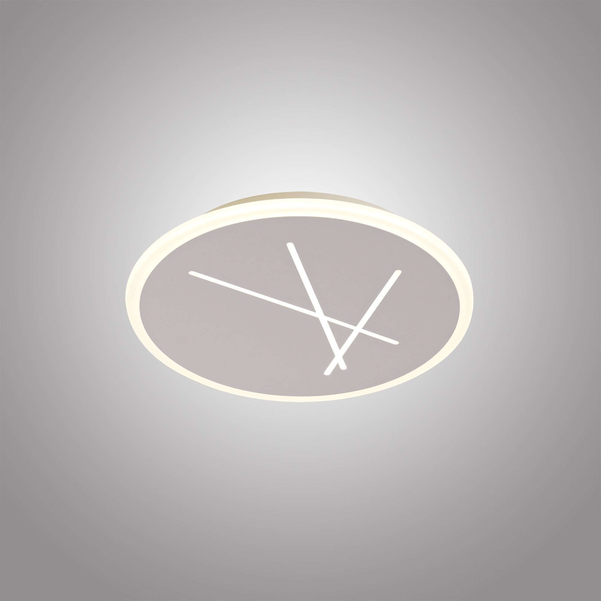 M6672 Kenzo Ceiling 37cm Round 30W LED Sand White
