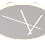 M6672 Kenzo Ceiling 37cm Round 30W LED Sand White