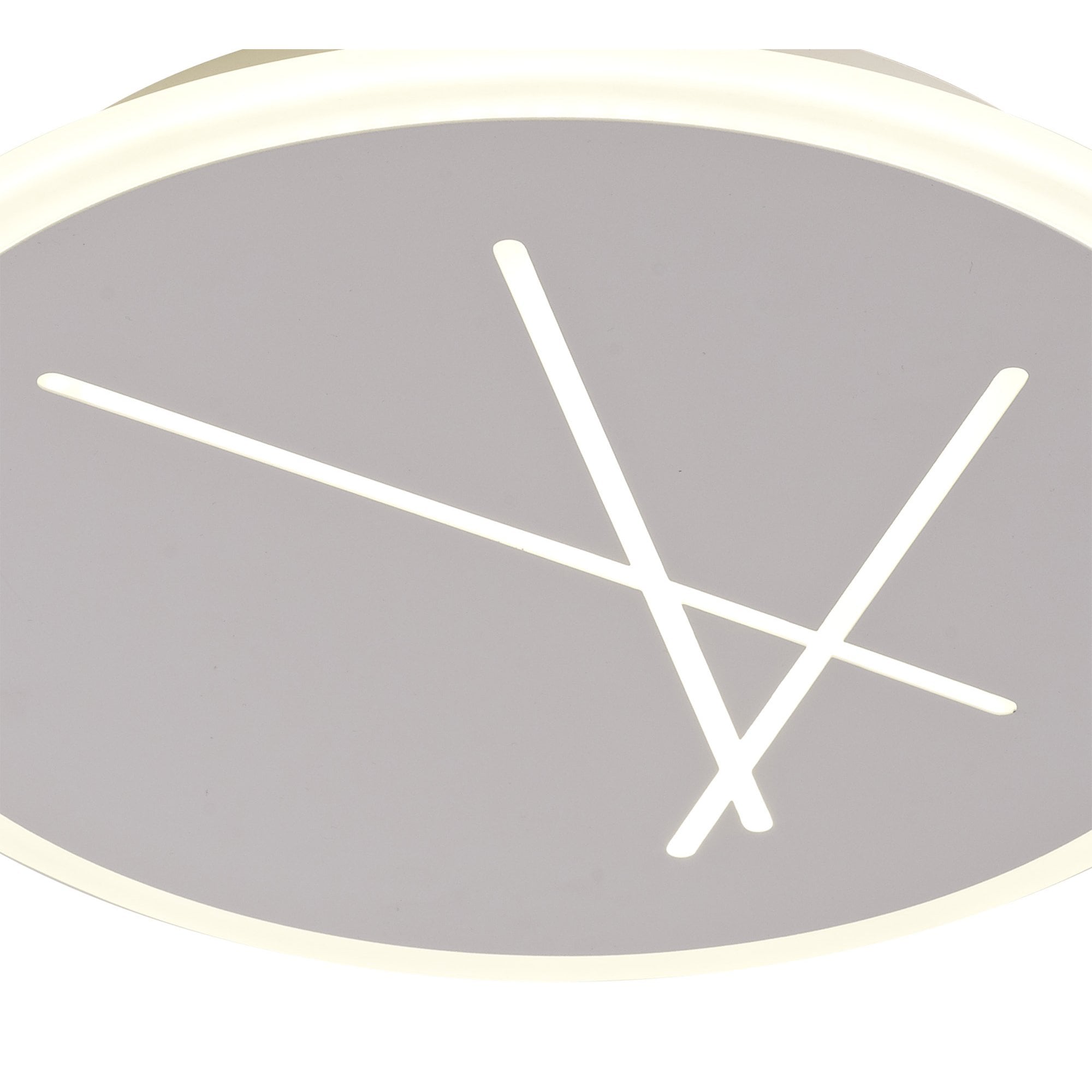 M6672 Kenzo Ceiling 37cm Round 30W LED Sand White
