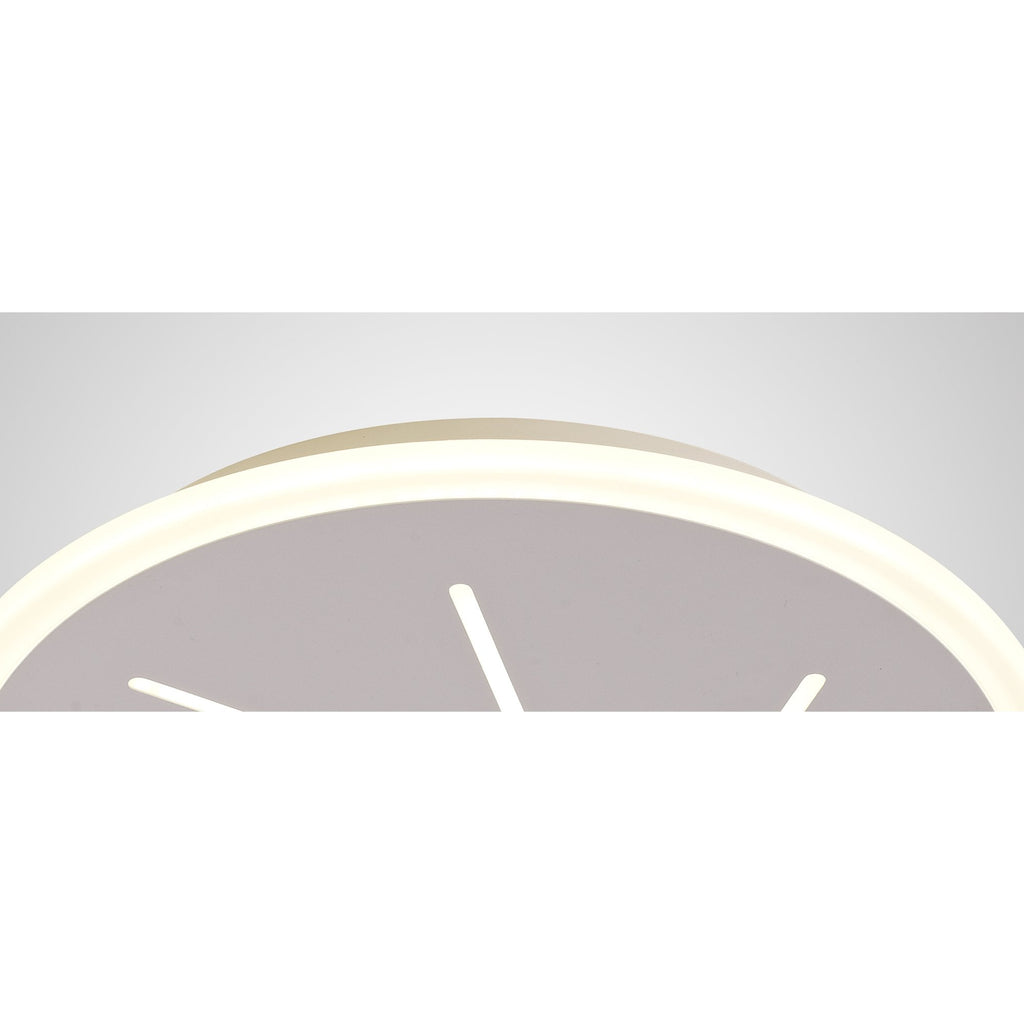 M6672 Kenzo Ceiling 37cm Round 30W LED Sand White