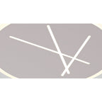 M6672 Kenzo Ceiling 37cm Round 30W LED Sand White